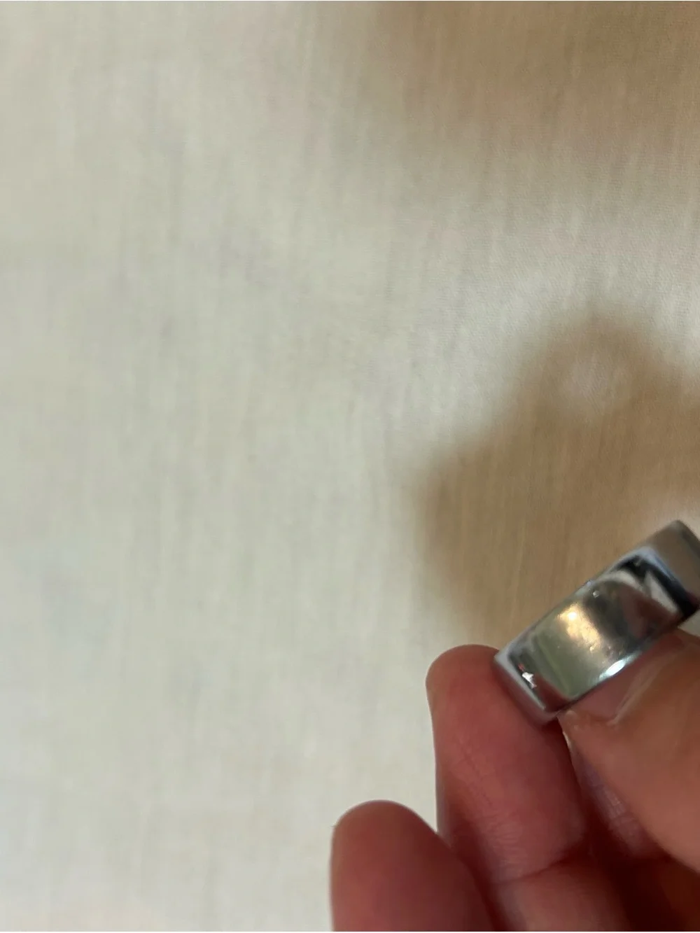 Oura Silver Polished Smart Ring SZ 8 GEN 4